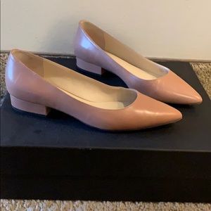 Pink/nude Cole Haan skimmer flats